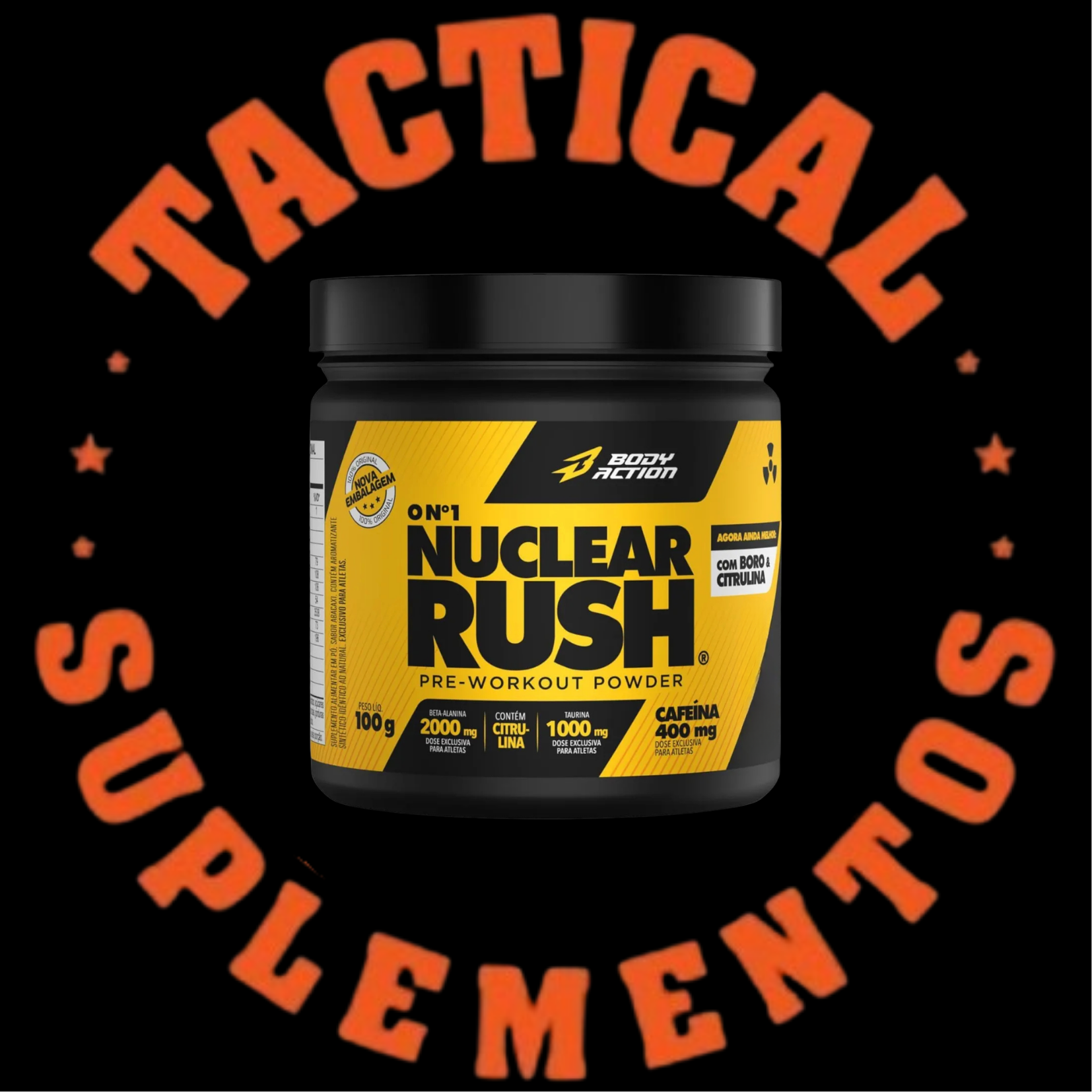 PRE TREINO NUCLEAR RUSH BODY ACTION 100G