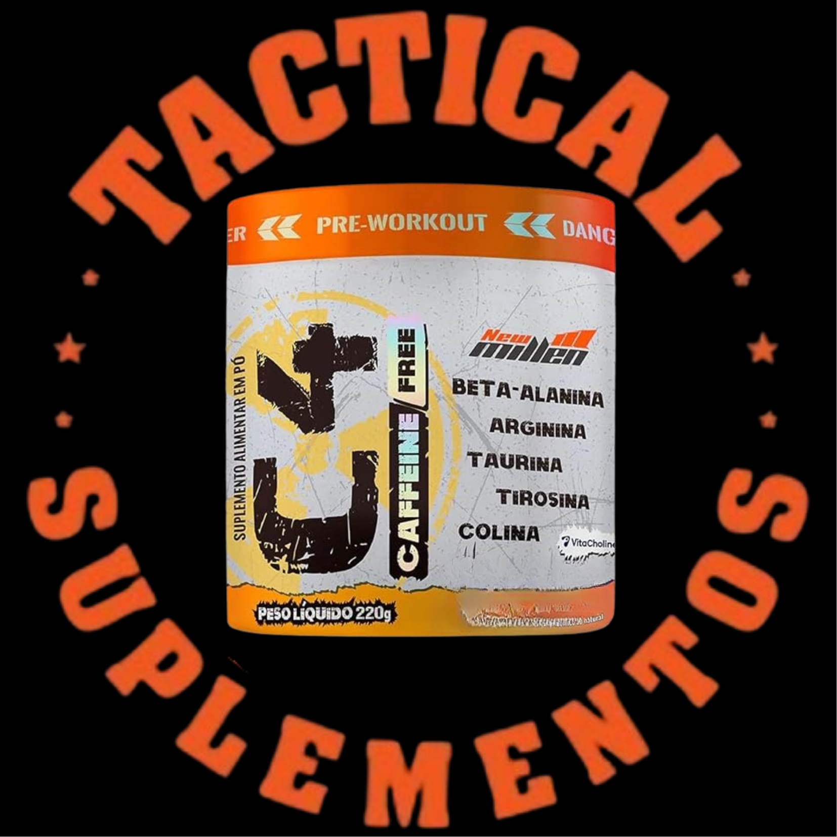 PRE TREINO C4 CAFFEINE FREE NEW MILLEN 220G