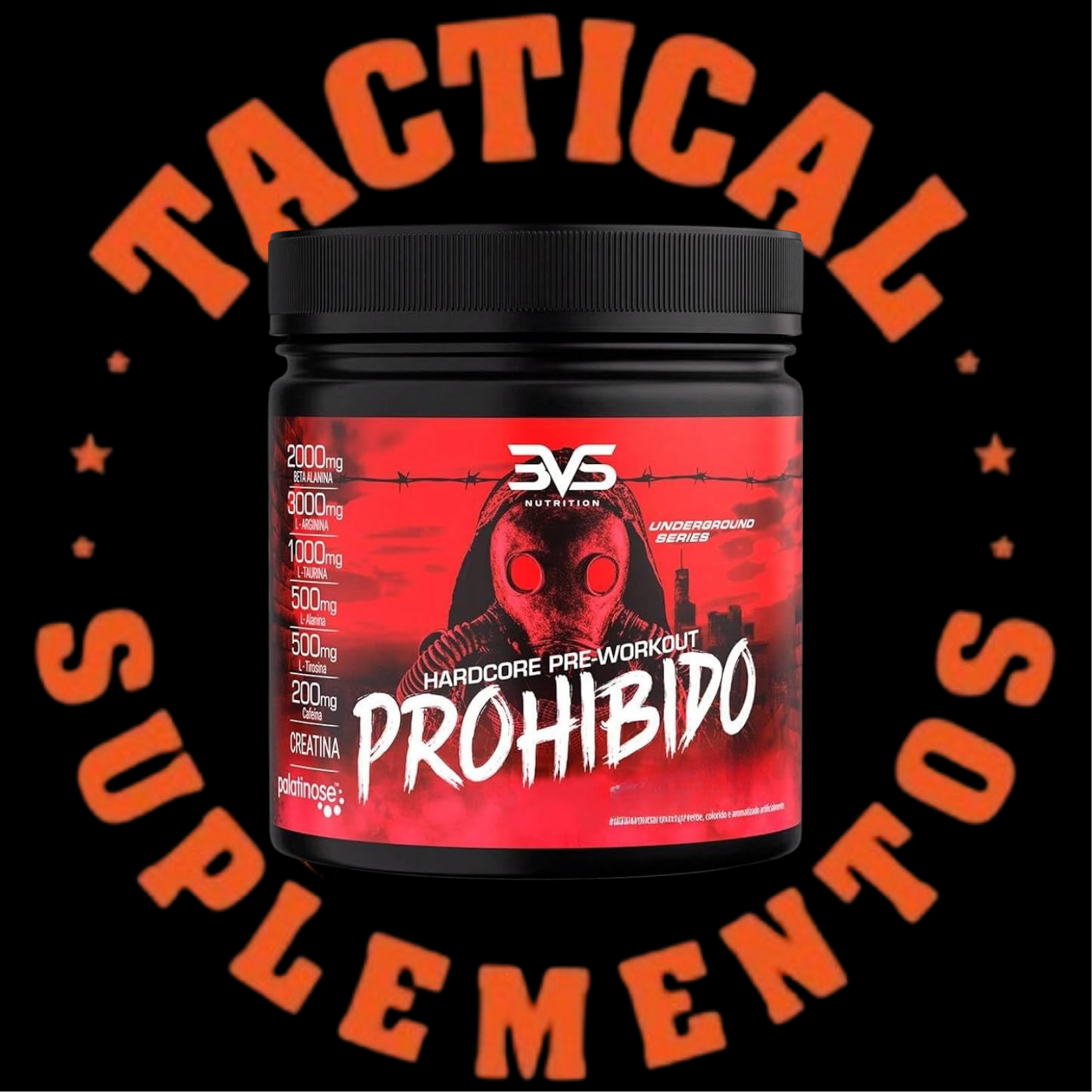 PRE TREINO PROHIBIDO 3VS NUTRITION