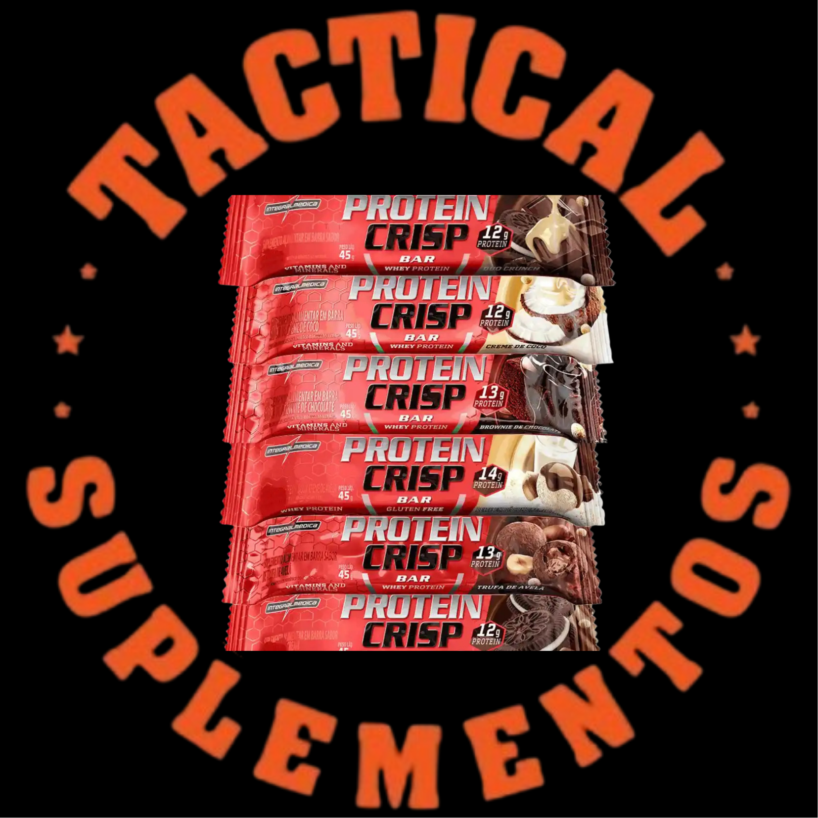PROTEIN CRISP BAR INTEGRALMEDICA 14G