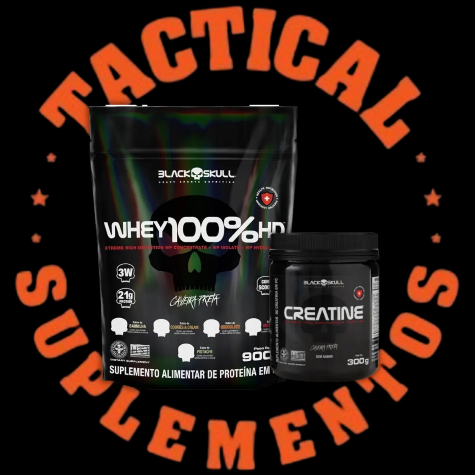 KIT HIPERTROFIA BLACK SKULL