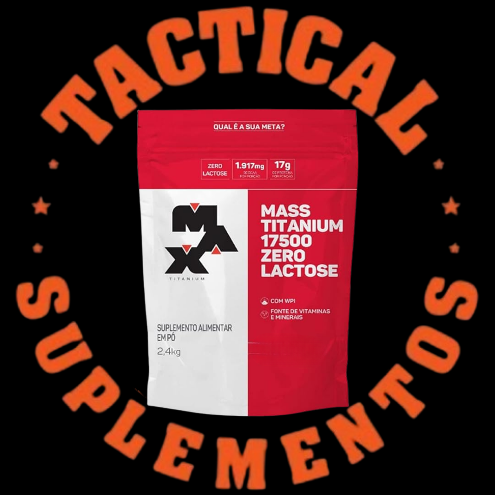HIPERCALORICO MAX TITANIUM 3KG ZERO LACTOSE