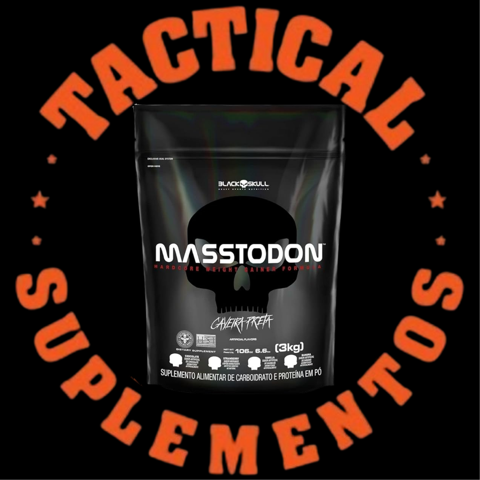 HIPERCALORICO BLACK SKULL MASSTODON 3KG