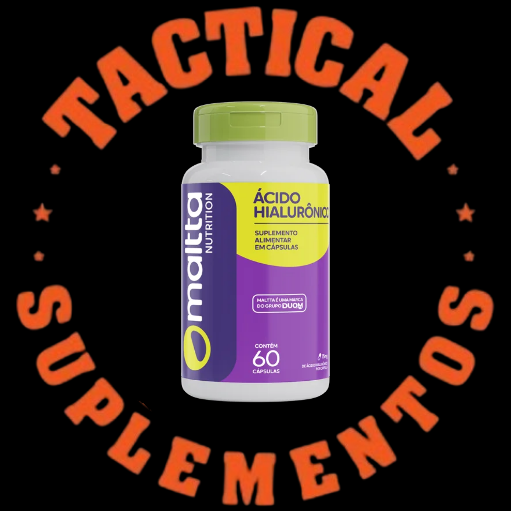 ÁCIDO HIALURÔNICO MALTTA NUTRITION 60 CÁPSULAS
