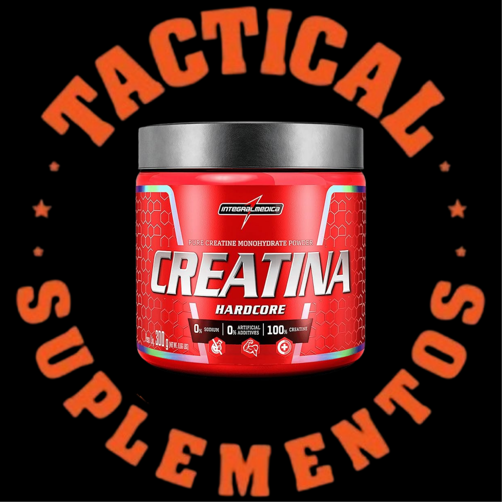 CREATINA HARDCORE INTEGRALMEDICA 300G