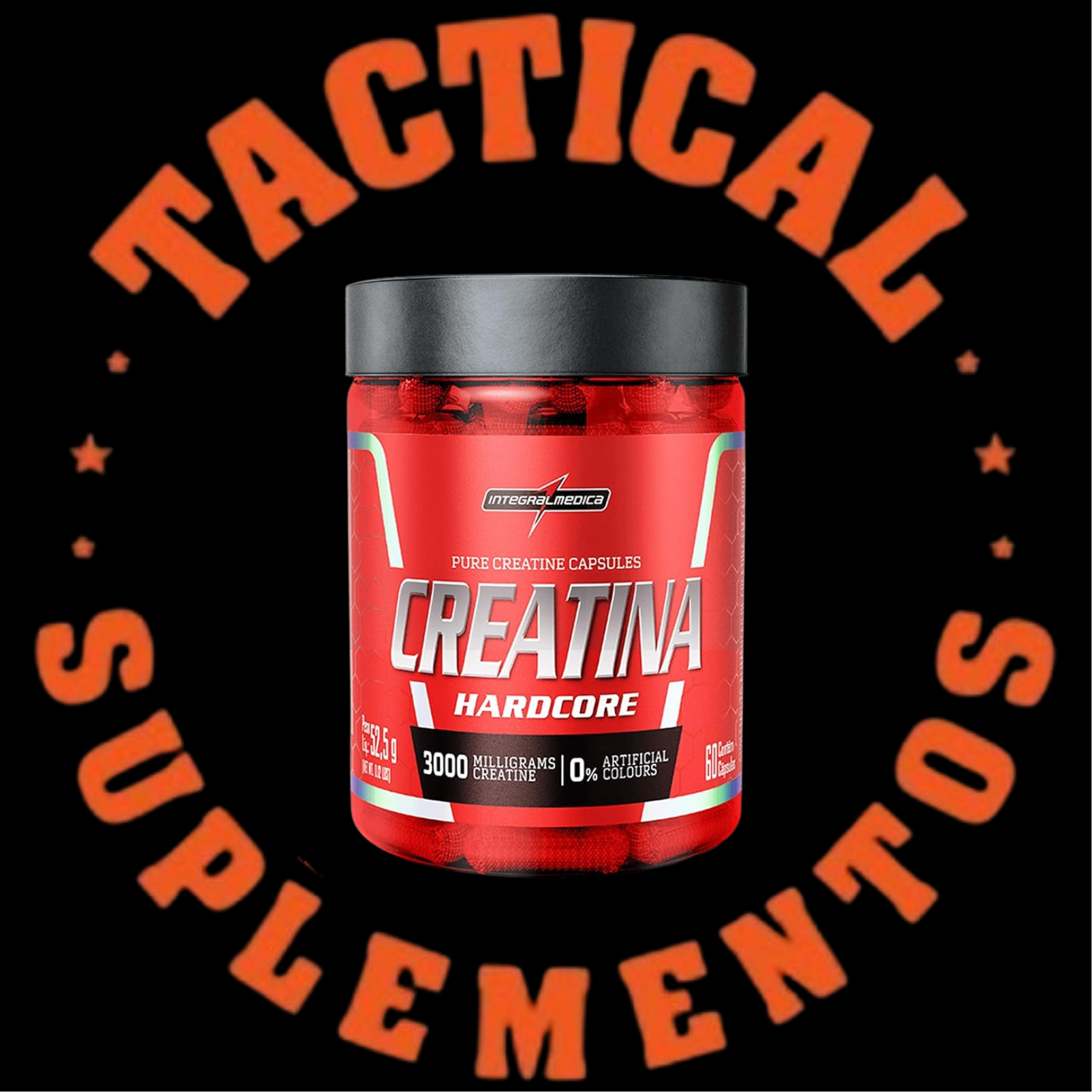 CREATINA HARDORE INTEGRALMEDICA 60 CÁPSULAS