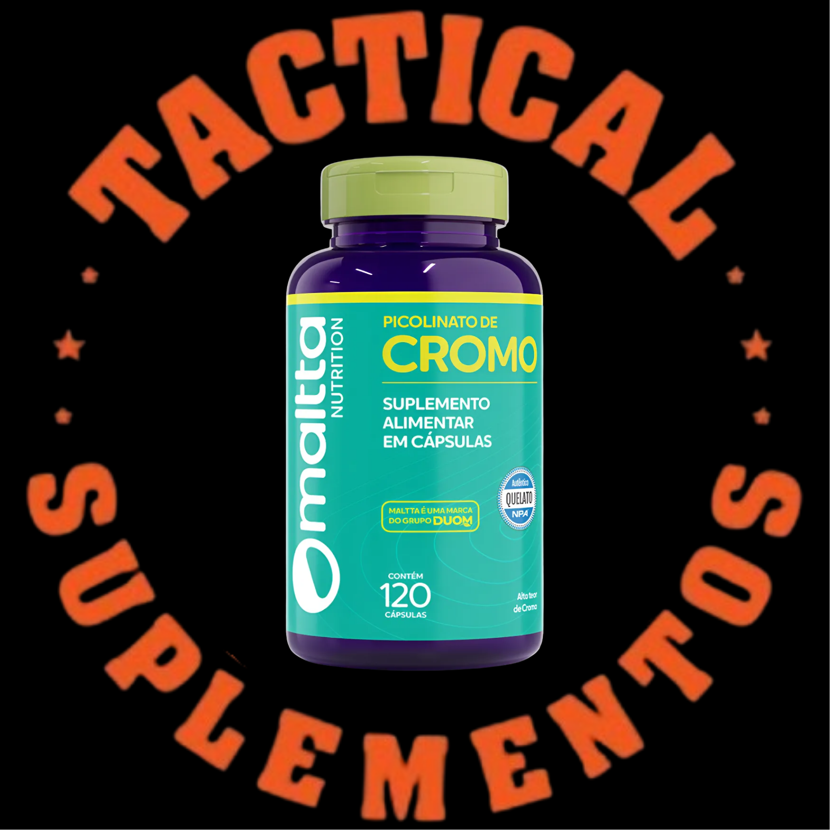 PICOLINATO DE CROMO MALTTA NUTRITION 120 CÁPSULAS