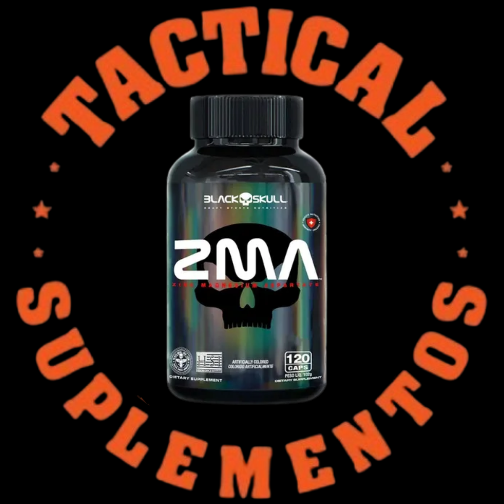 ZMA BLACK SKULL 130 CÁPSULAS