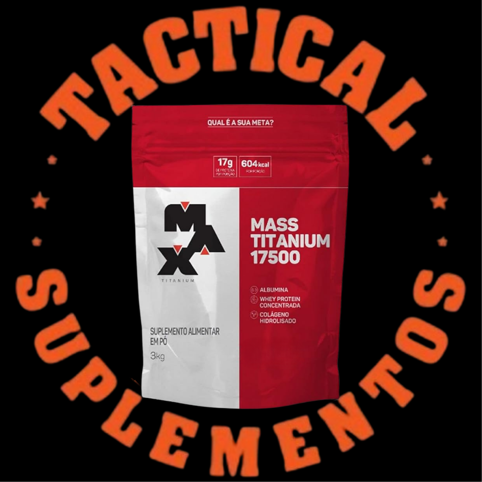 HIPERCALORICO MAX TITANIUM 17500 3KG