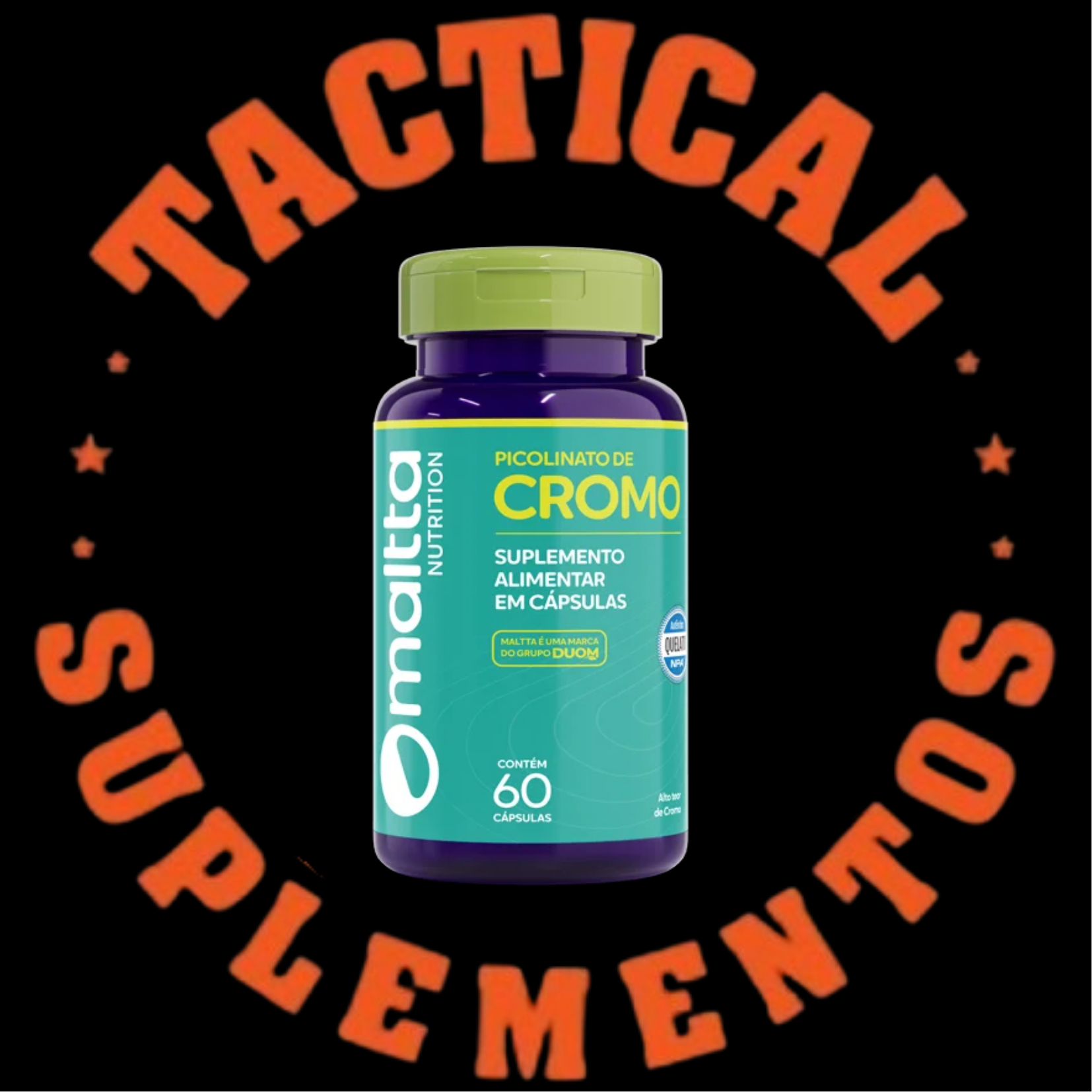 PICOLINATO DE CROMO MALTTA NUTRITION 60 CÁPSULAS