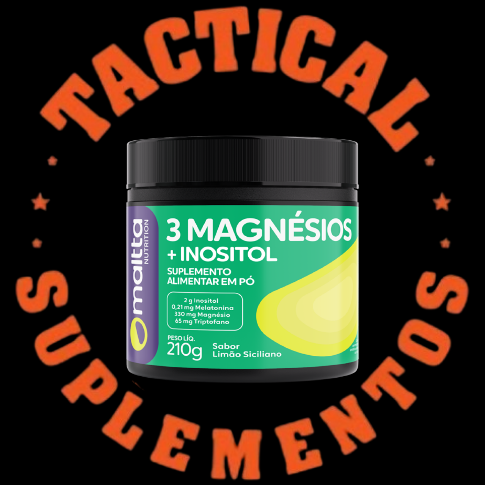 3 MAGNÉSIOS+INOSITOL MALTTA NUTRITION 210 G