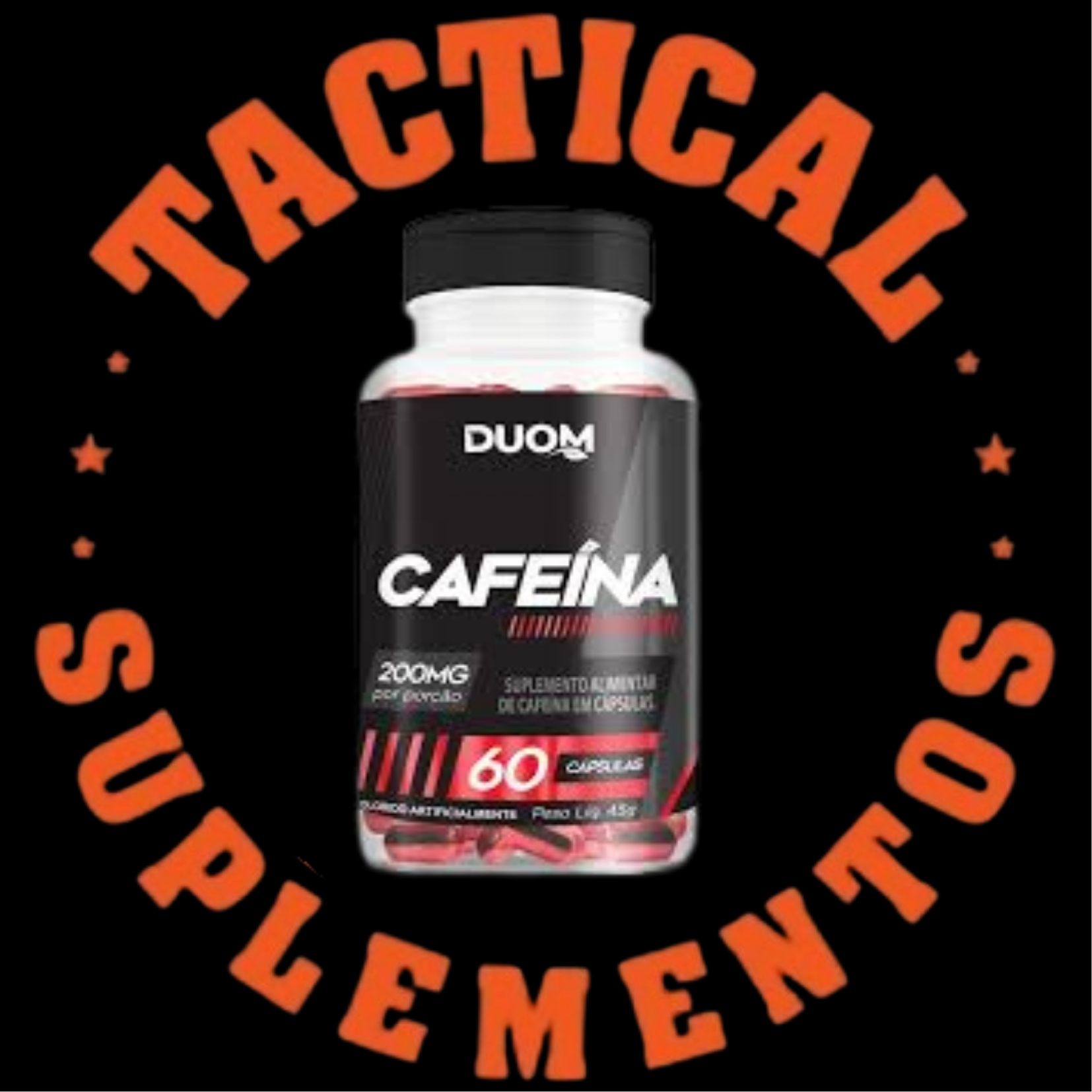 CAFEINA DUOM SUPPLEMENTS 60 CÁPSULAS
