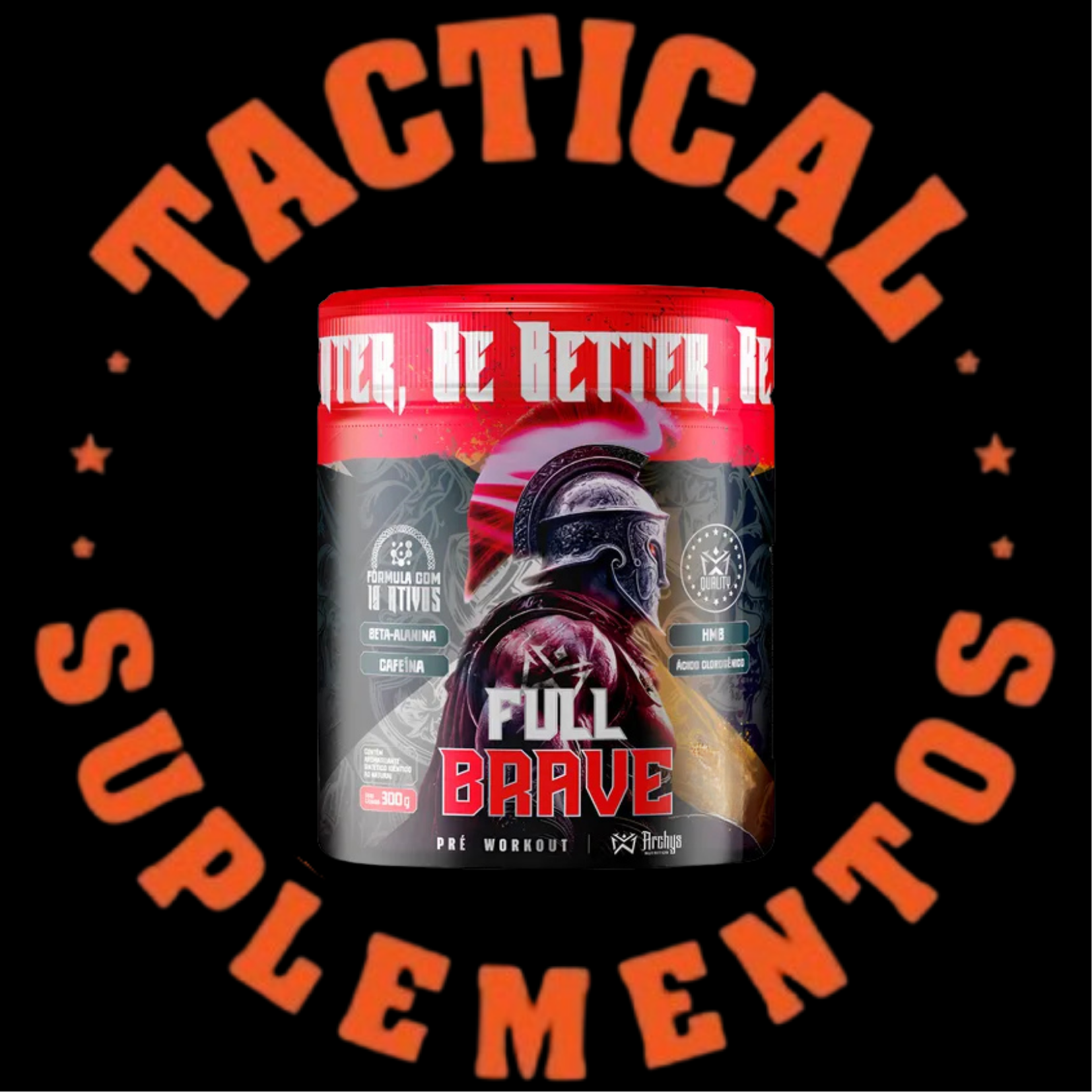 PRE TREINO FULL BRAVE 300G